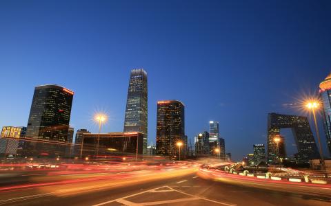 夜色里的北京