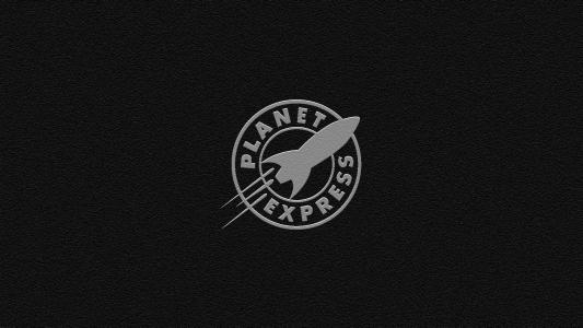 Futurama Planet Express标志壁纸
