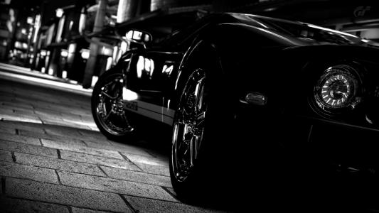 黑色汽车图片