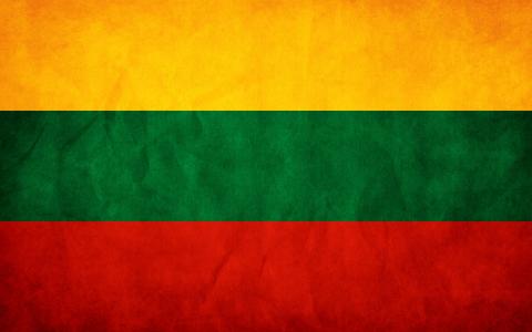 立陶宛国旗宽屏壁纸