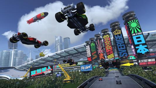 TrackMania涡轮赛车视频游戏壁纸