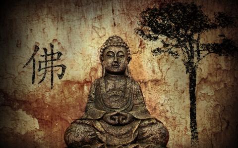 古代佛祖电脑壁纸