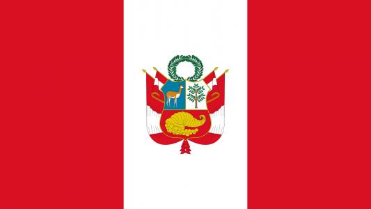 秘鲁国旗桌面壁纸