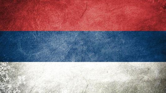 塞尔维亚国旗电脑壁纸