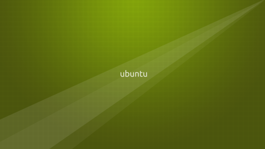 绿色的Ubuntu壁纸
