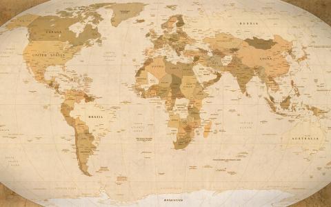 世界地图壁纸