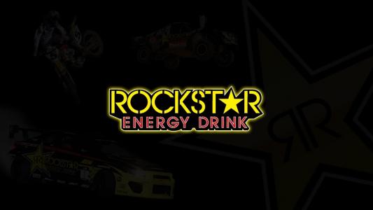 Rockstar能量饮料标志桌面墙纸