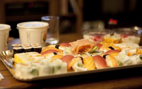 寿司食物壁纸背景