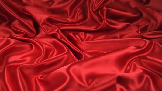 红色丝绸高清壁纸