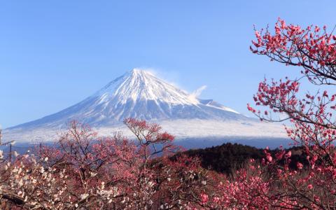 富士山日本宽壁纸