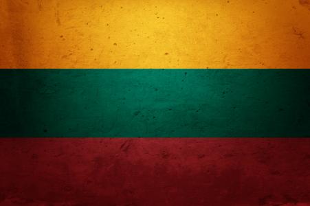 立陶宛国旗墙纸背景