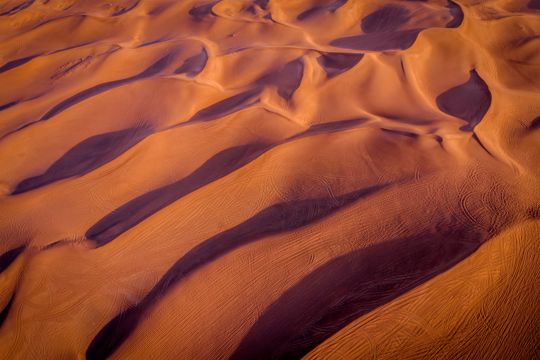 广漠无际的大漠风光图片
