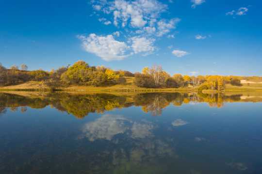 内蒙古乌兰布统公主湖自然光景图片