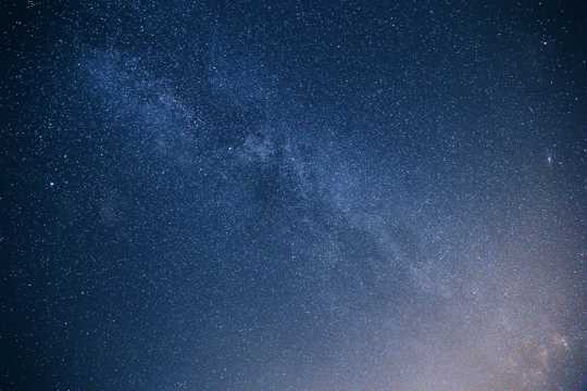 夜空银河自然风光图片