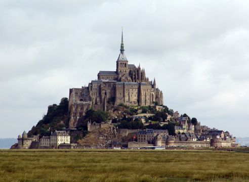 法国圣米歇尔山修道院建筑风光图片