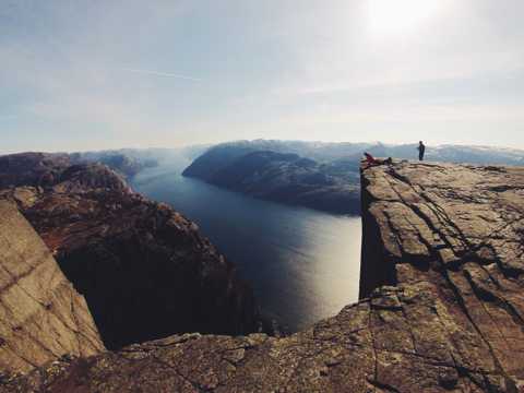 壮丽的挪威峡湾自然光景图片