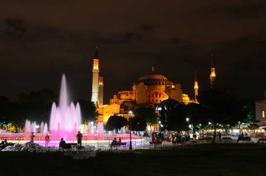 土耳其索菲亚大教堂景色图片