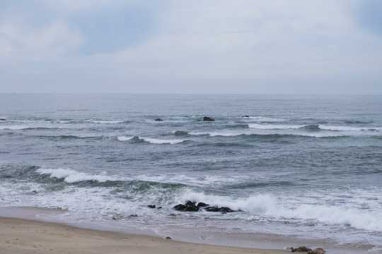 大海海潮图片
