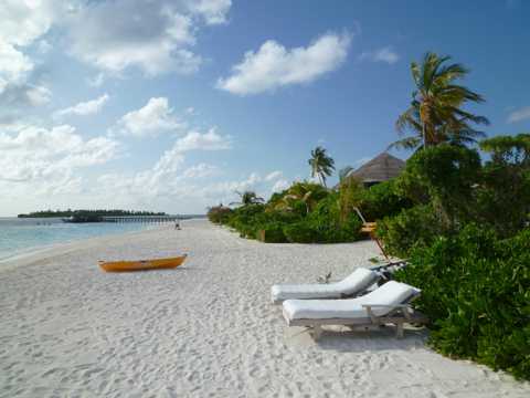 马尔代夫海边光景图片