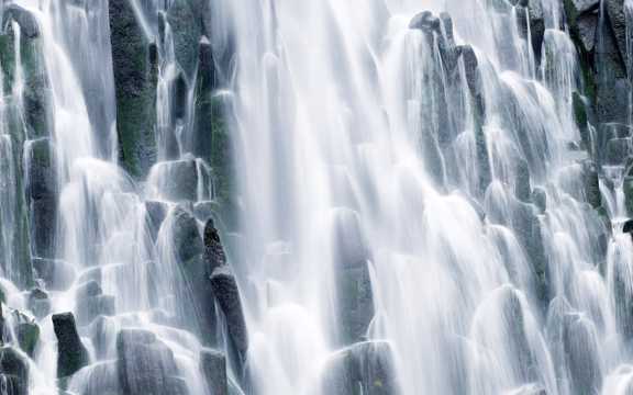 庐山瀑布高清图片