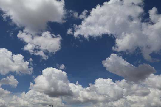 天空蓝天云海图片