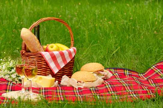 野餐食物面包