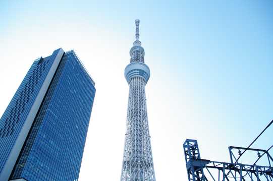 日本东京晴空塔风光图片