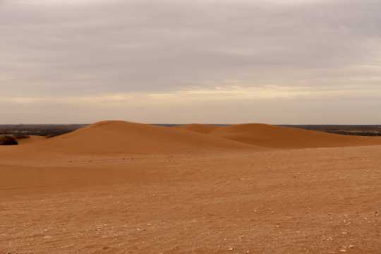大漠砂砾景观图片