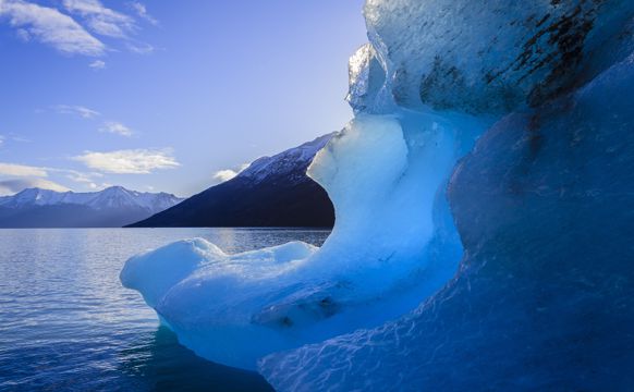 阿根廷巴塔哥尼亚冰川自然景象图片