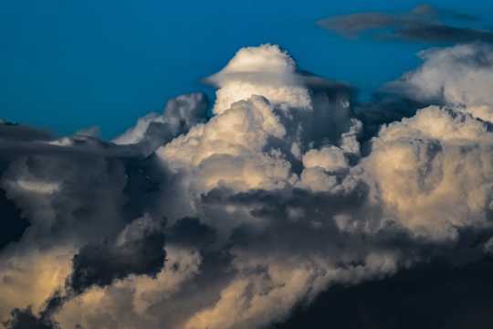 天空乌云积云图片