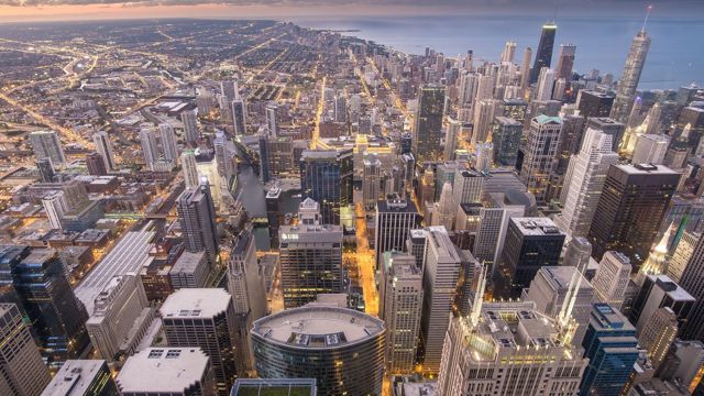 芝加哥景象风光图片