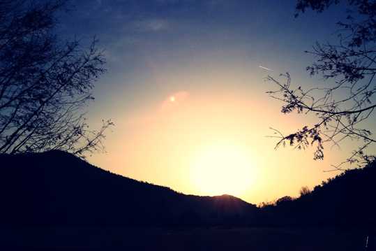 黄昏日落风景图片