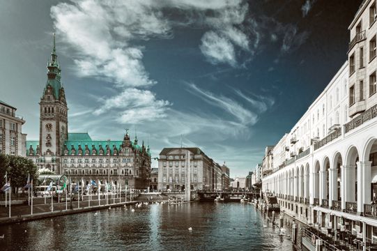 德国汉堡建筑自然风光图片