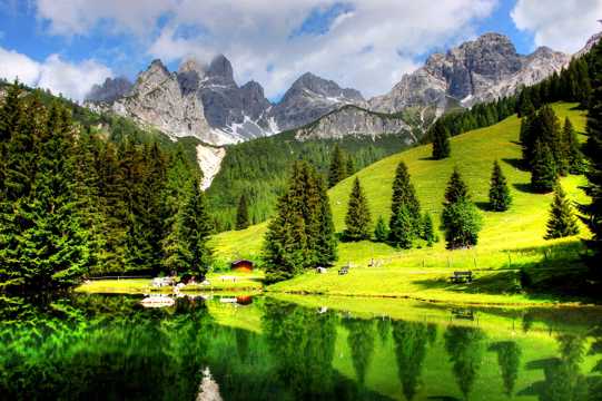 奥地利顶石山自然自然风光图片