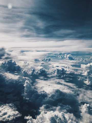 高空云层景色图片