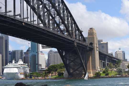 澳大利亚悉尼单孔大桥风光图片