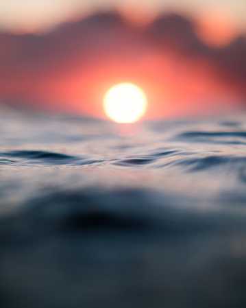 海上朝阳唯美图片